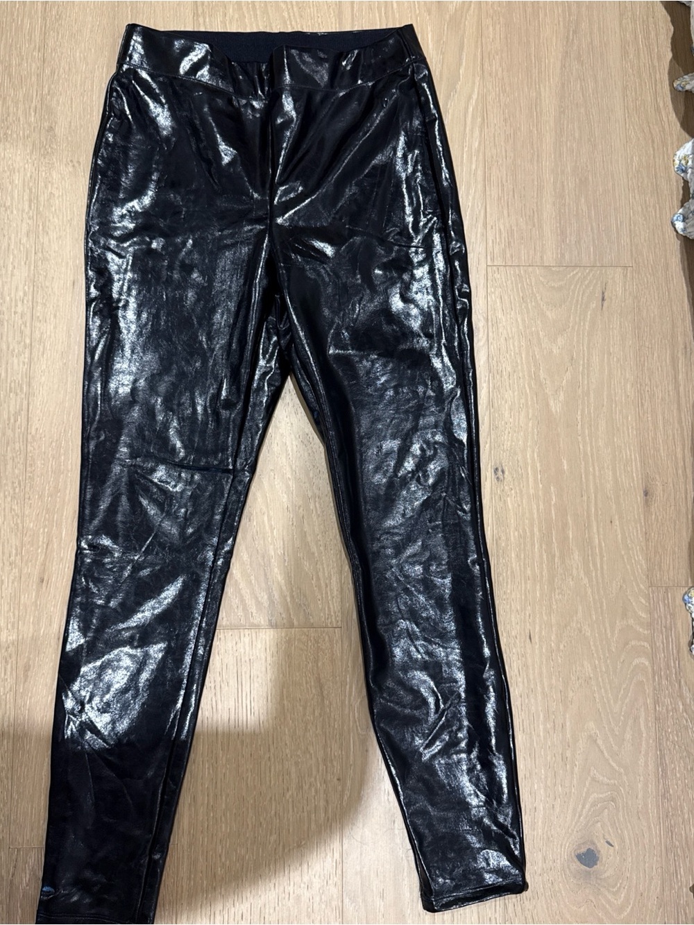 Express Black Faux Leather Leggings